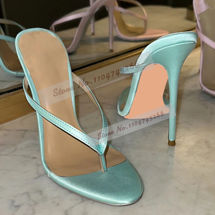 Slip Dress Satin - Sepatu hak tinggi model mules warna