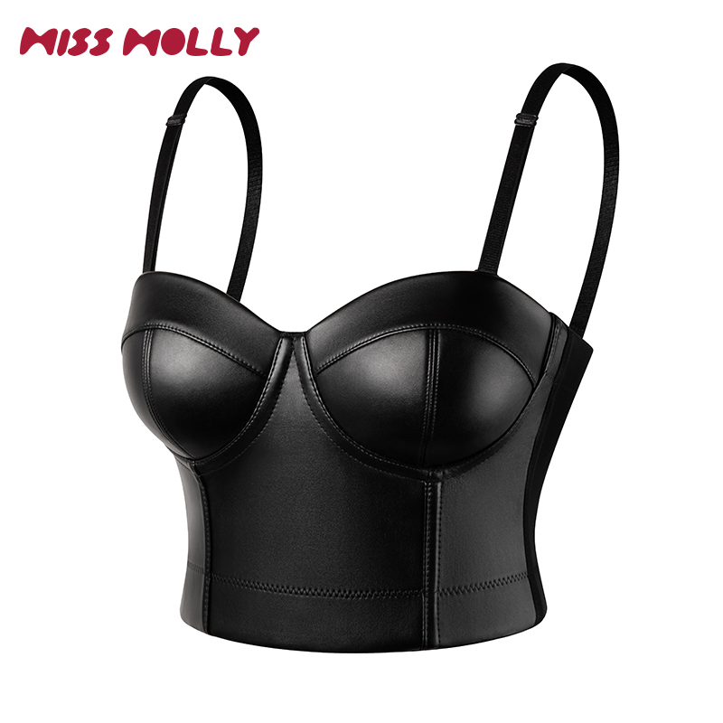 Corset Waist Cinch - Korset Kulit Wanita Bustier Lingerie Crop