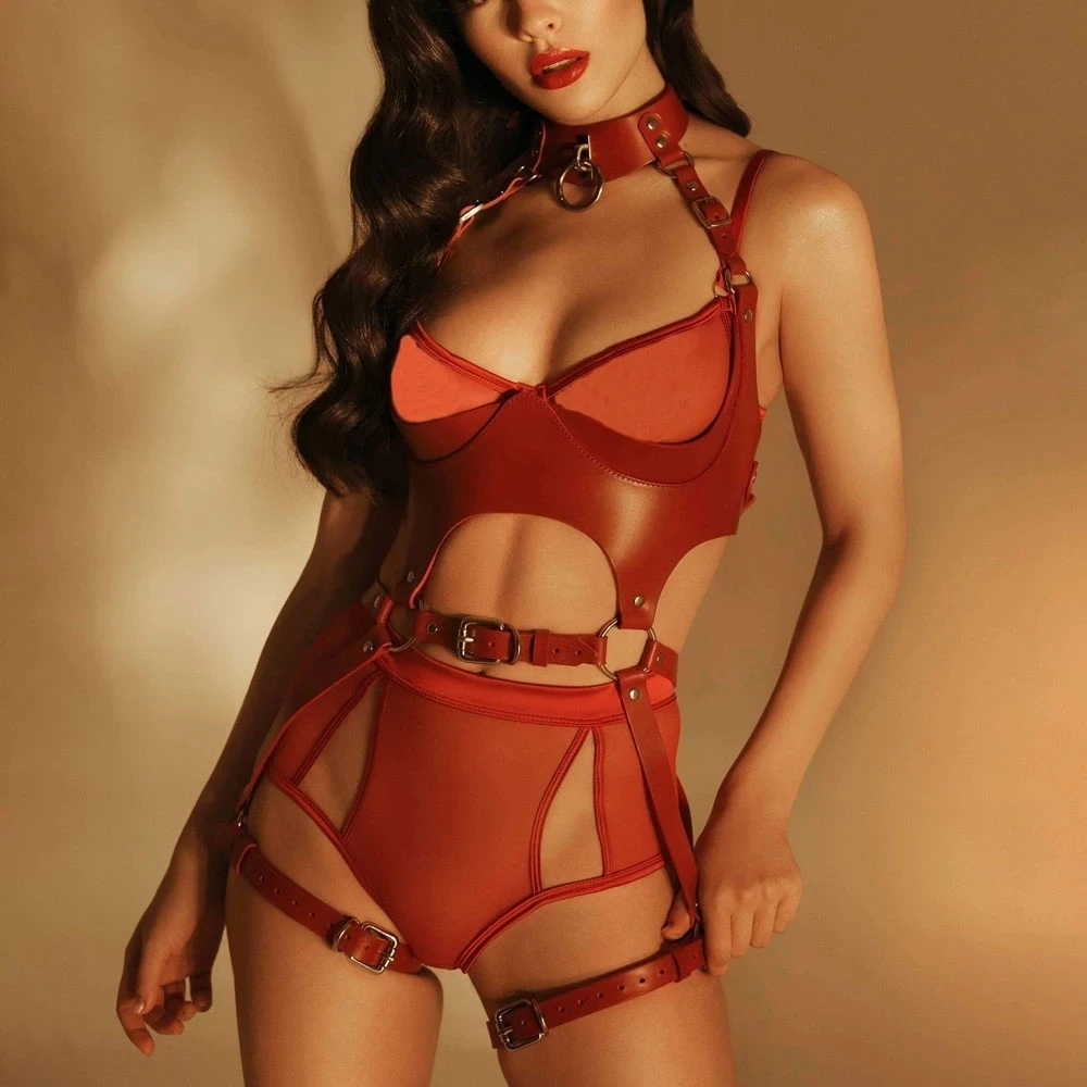 Garter Belt Set - Set Sabuk Pinggang Harness Fashion Wanita