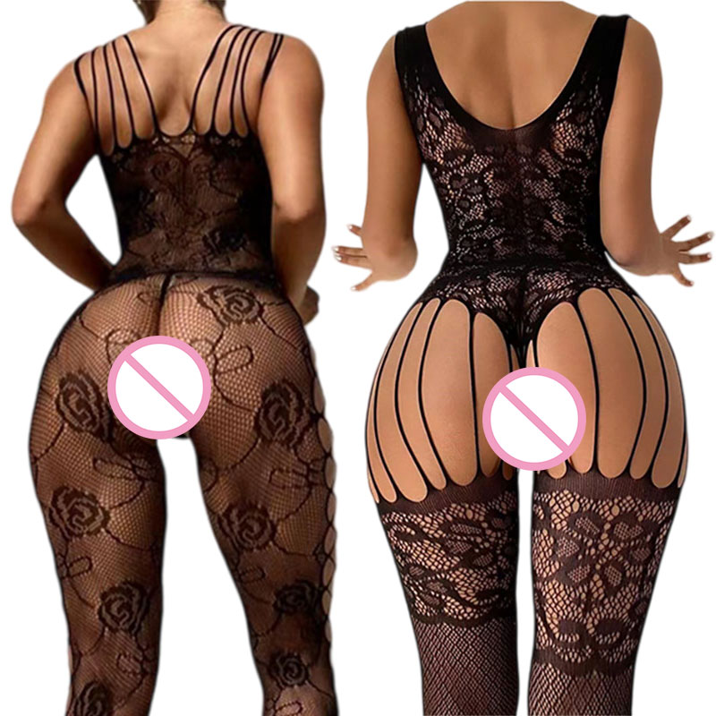 Bodystocking Fishnet - Stoking Tubuh Melar Lembut Tanpa Tali