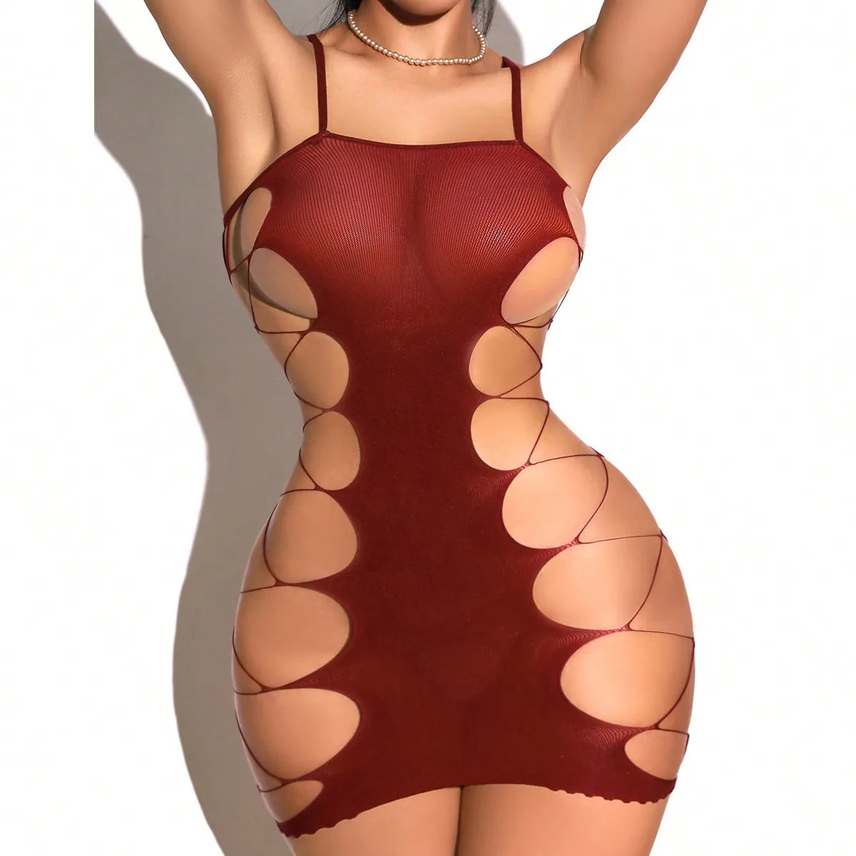 Bodystocking Fishnet - Stoking Wanita Model Baru, Lingerie Tinghs,