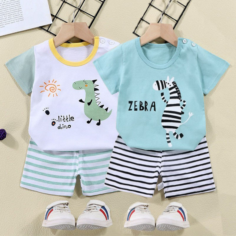 Boyshort Underwear - Kaus Katun + Celana Pendek Set