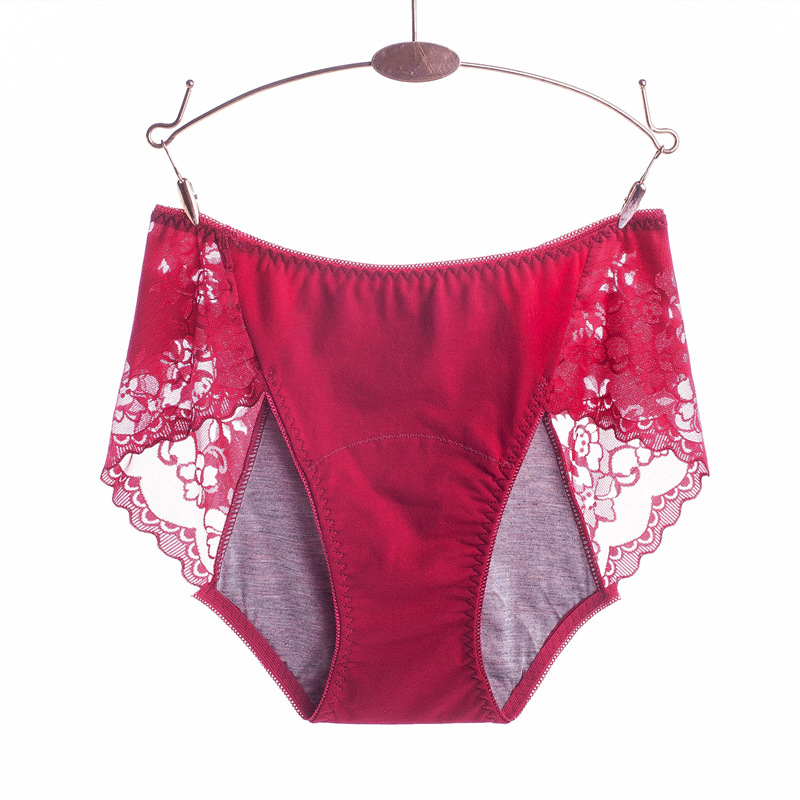 Period Panty Absorbent - 3XL Ukuran Besar Renda Seksi Menyerap