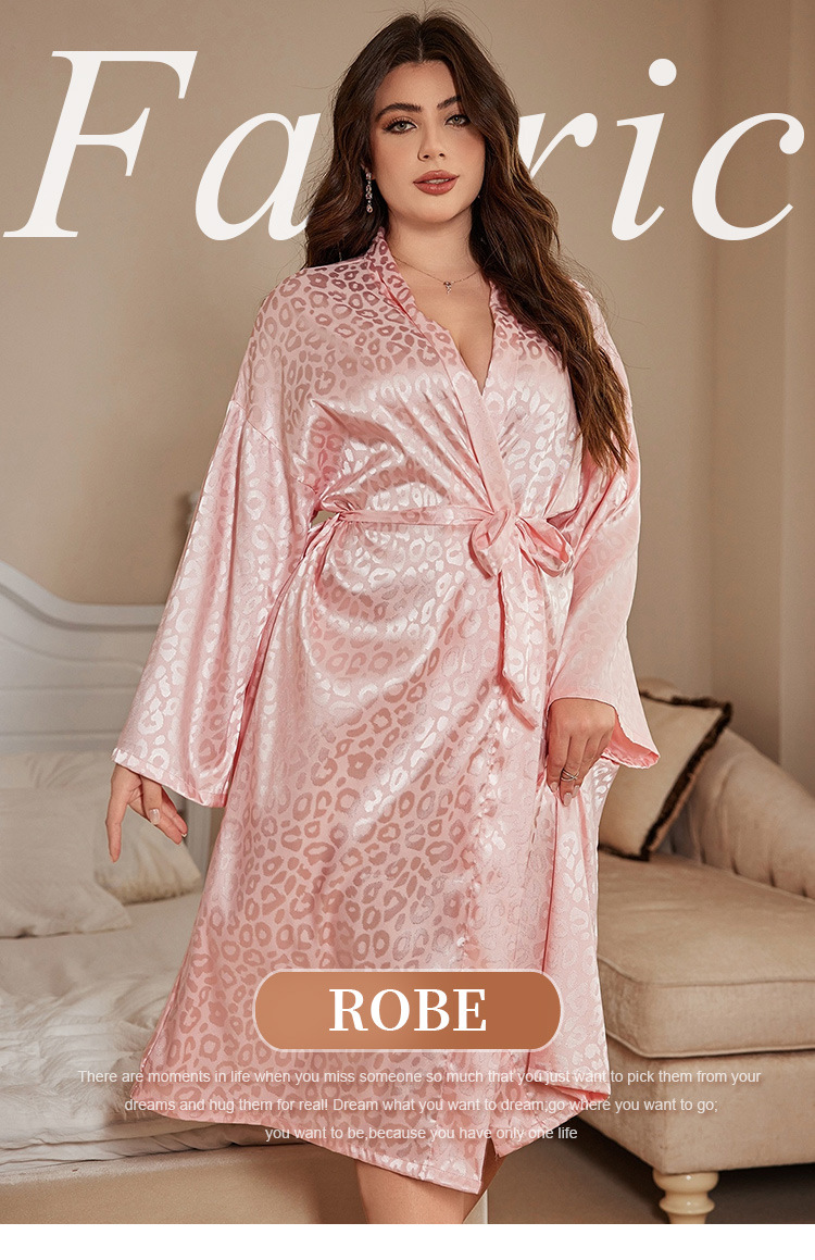Robe Silk Women - Piyama Jubah Ukuran Besar Wanita Baju