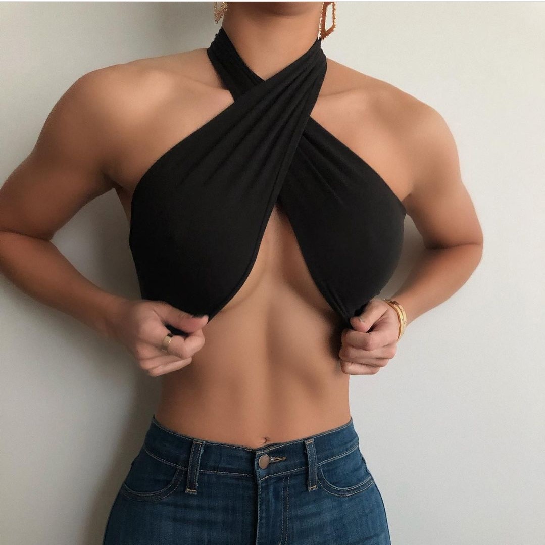 Strapless Bra Backless - Fashion wanita atasan Mini seksi musim