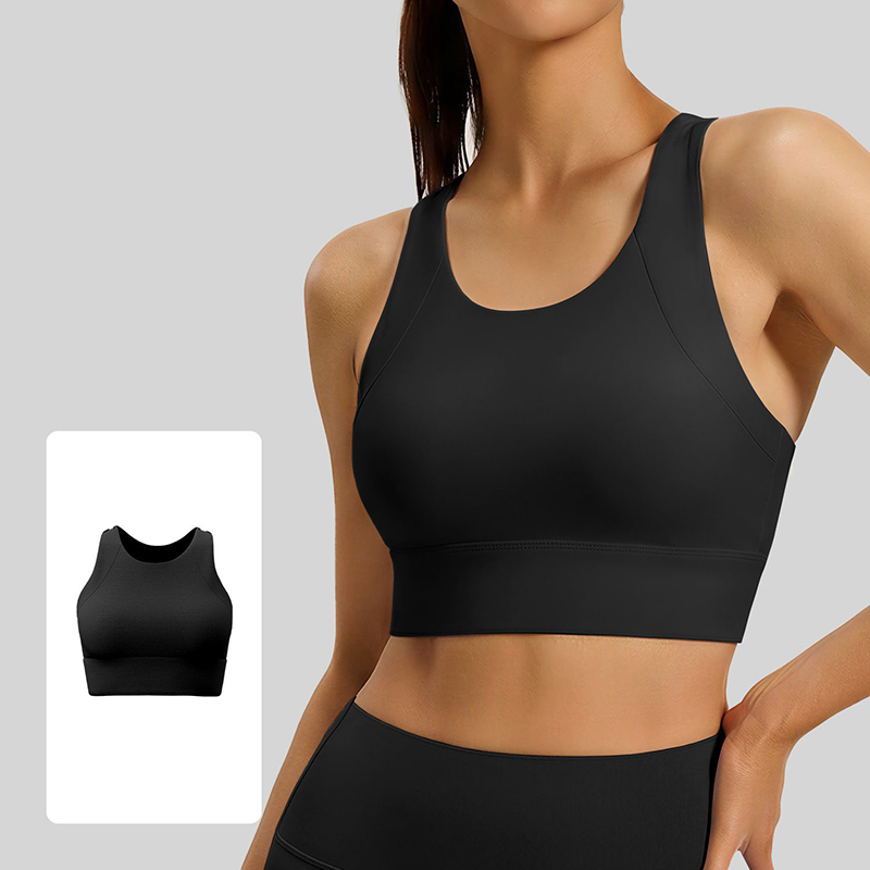 Sports Bra High Impact - Bra Yoga Racerback 2026 untuk Wanita,