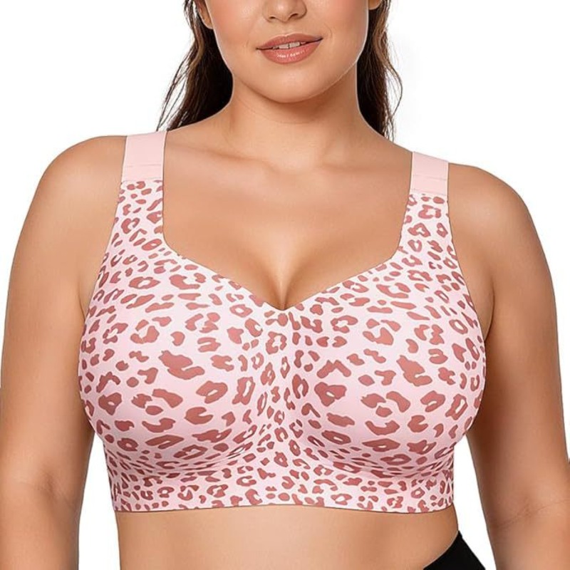 Push Up Bra Padded - Leopard Jelly Bras Tanpa Kawat Penyangga