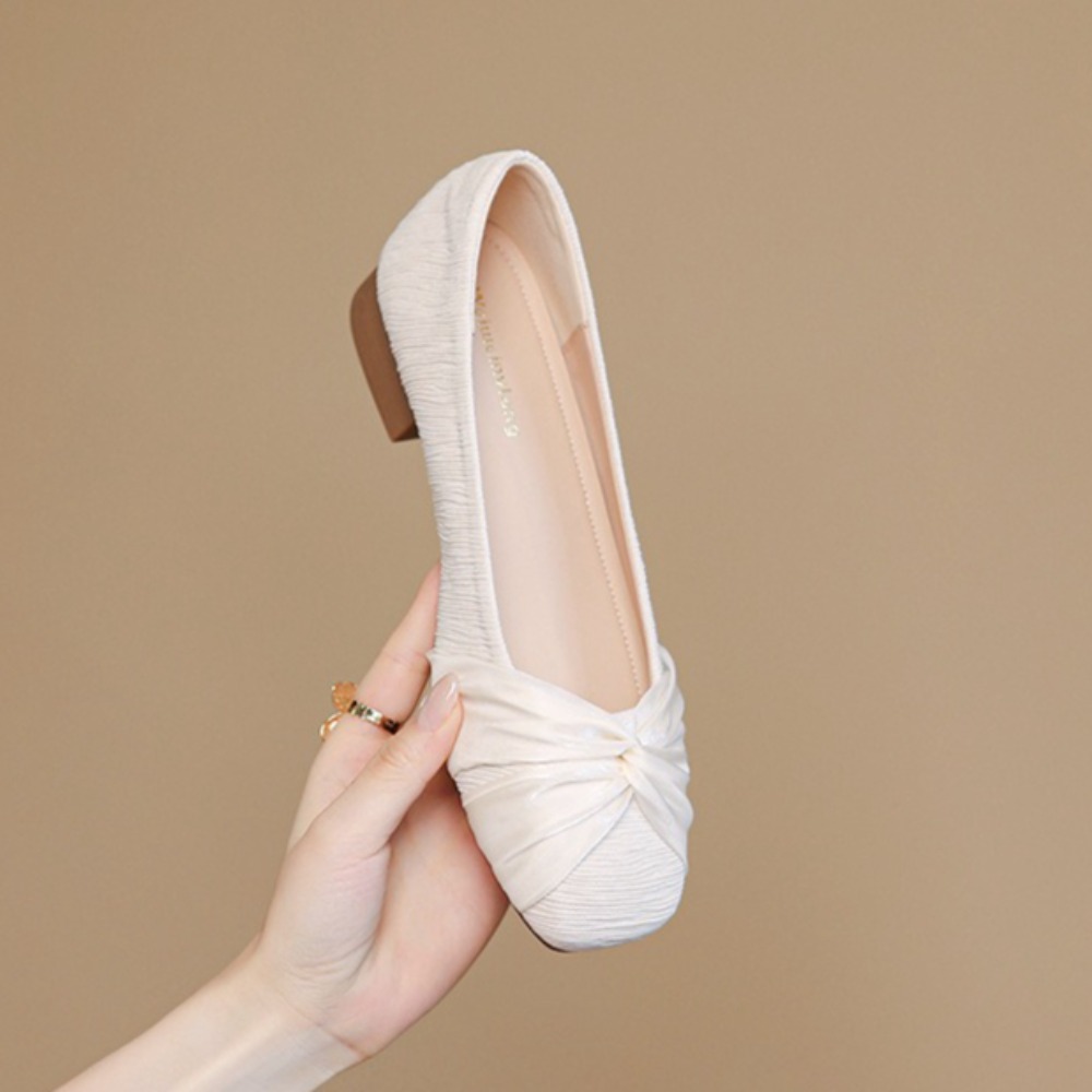 Slip Dress Satin - Sepatu Wanita Elegan, Sepatu Hak Tebal