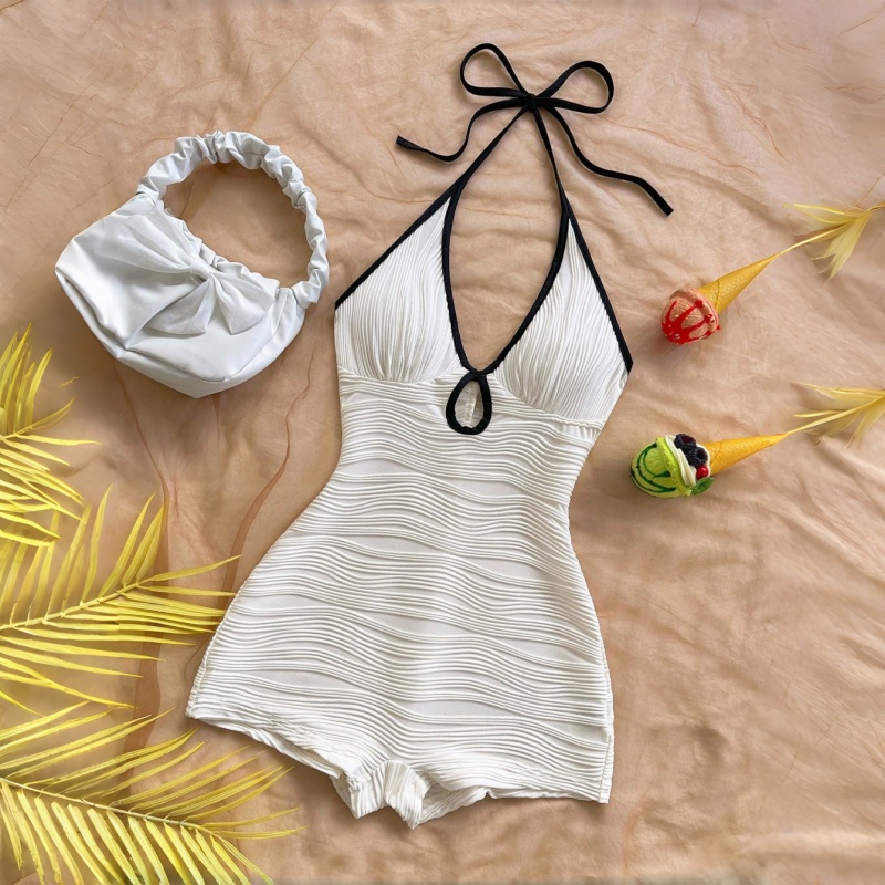 Shapewear Bodysuit Firm - Bodysuit Halter Neck Transparan | Pakaian