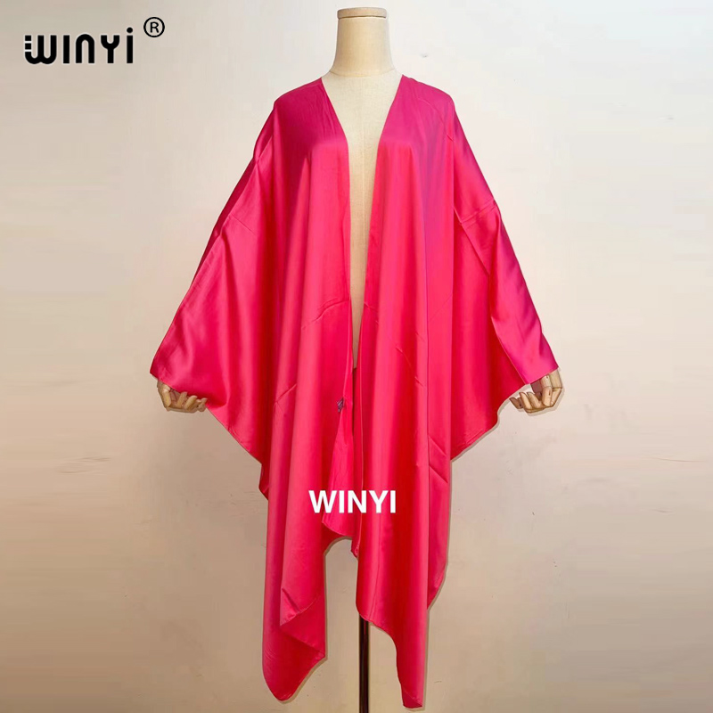 Robe Silk Women - Jubah Menjahit Kardigan Wanita Musim Panas