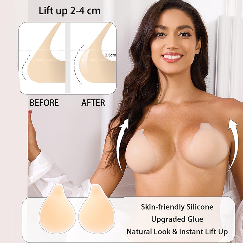 1/2 Pasang Bra Lengket Wanita  - Strapless Bra Backless ulasan dan harga