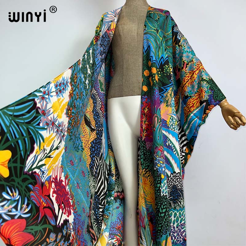 WINYI Kimono Timur Tengah Afri - Robe Silk Women ulasan dan harga