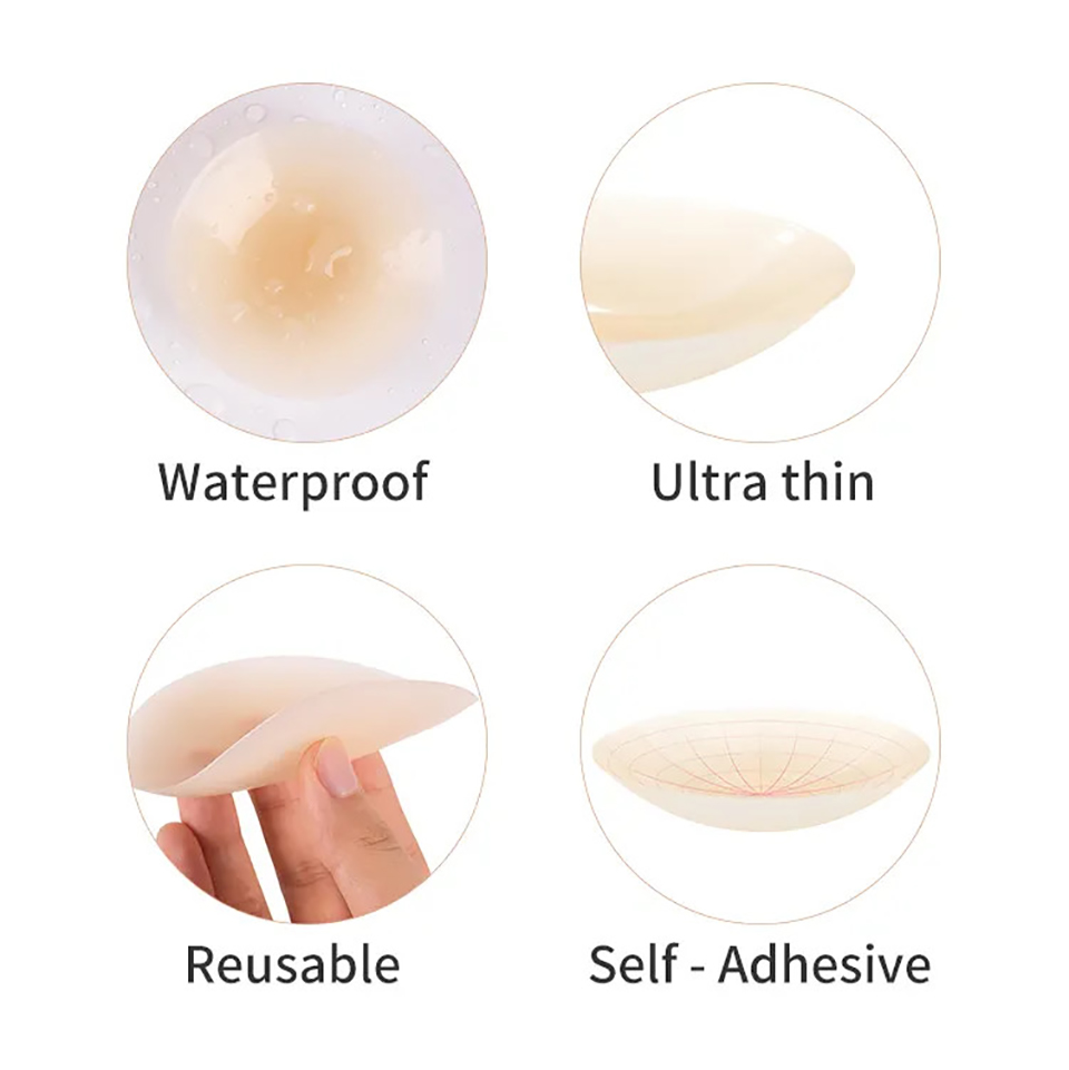 Penutup Puting Payudara Siliko - Silicone Bra Adhesive ulasan dan harga