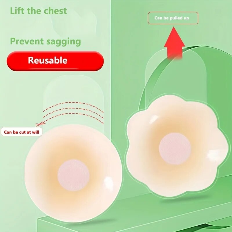 1 pasang silikon penutup putin - Silicone Bra Adhesive ulasan dan harga