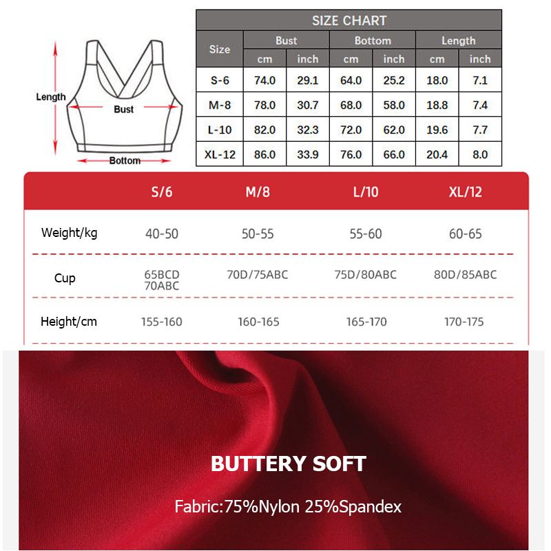 Pakaian dalam olahraga lembut  - Sports Bra High Impact ulasan dan harga
