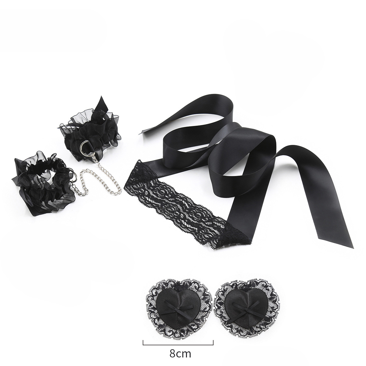 Set Mainan Seks Renda, Borgol  - Nipple Cover Pasties ulasan dan harga