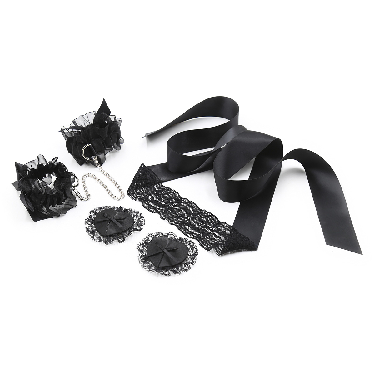 Set Mainan Seks Renda, Borgol  - Nipple Cover Pasties ulasan dan harga