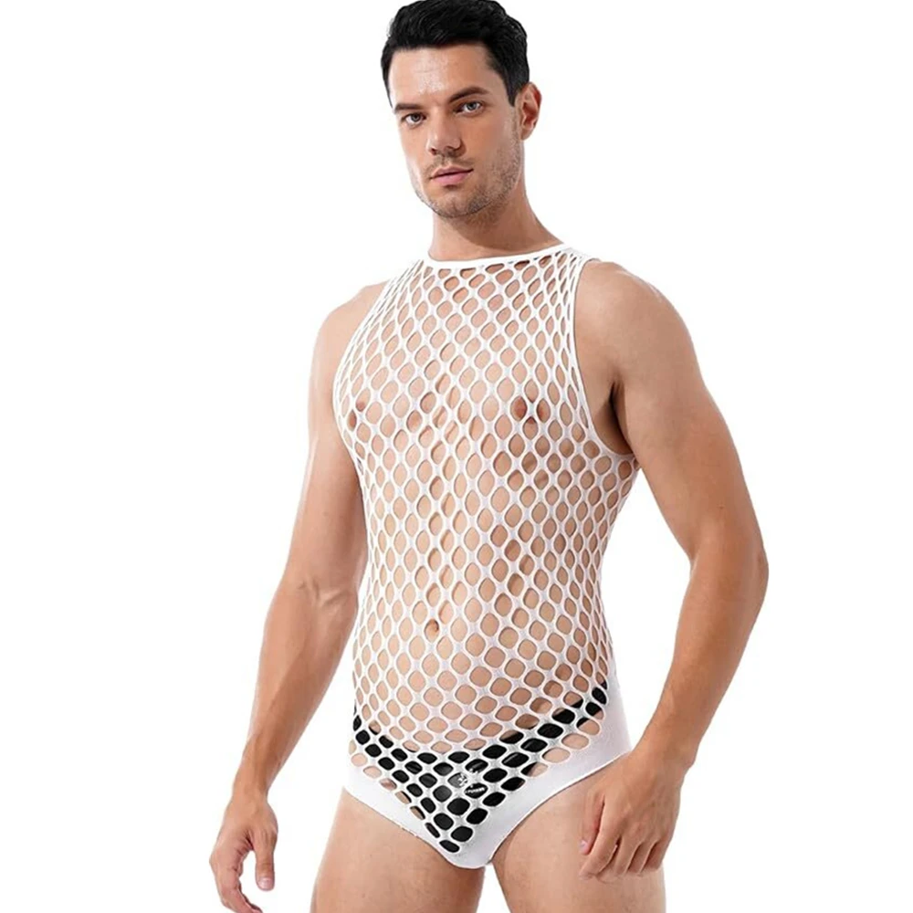 Gay Bodystocking Pria Fetish B - Bodystocking Fishnet ulasan dan harga