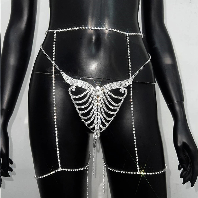 Stonefans Thong dan Set rantai - Thong Bikini Women ulasan dan harga