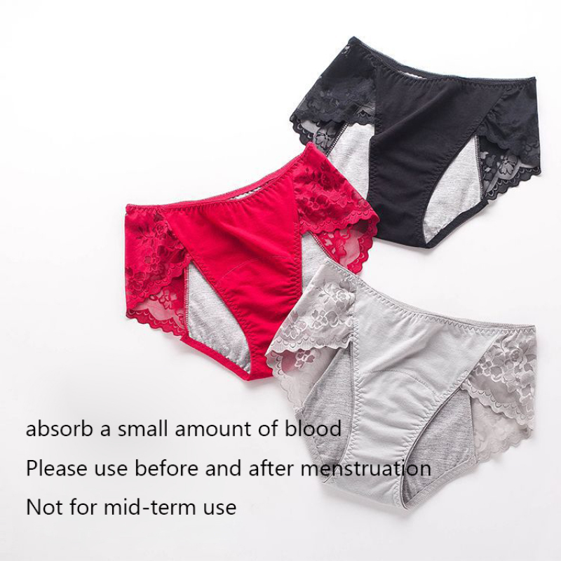 3XL Ukuran Besar Renda Seksi M - Period Panty Absorbent ulasan dan harga