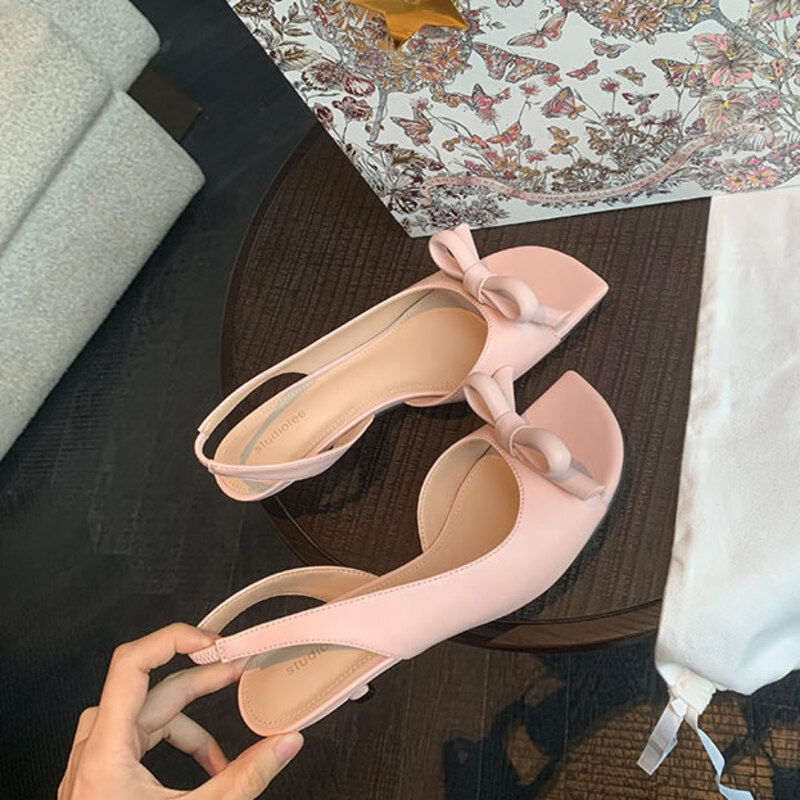 Sandal hak rendah satin elegan - Slip Dress Satin ulasan dan harga