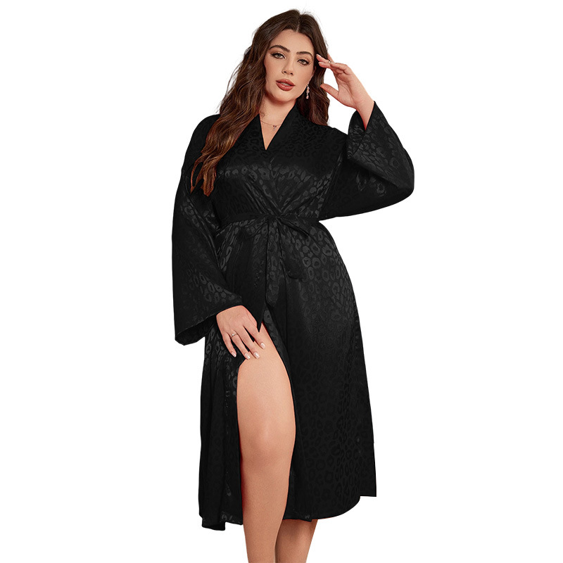 Piyama Jubah Ukuran Besar Wani - Robe Silk Women ulasan dan harga