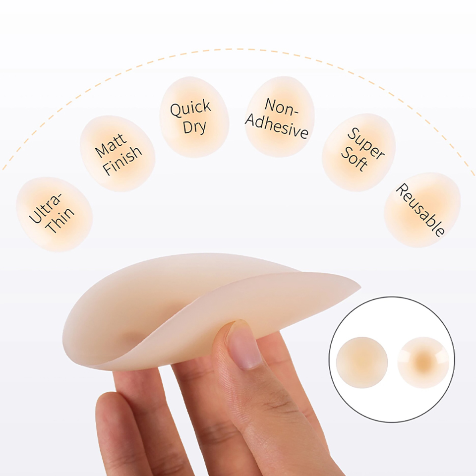 Tanpa lem penutup puting silik - Silicone Bra Adhesive ulasan dan harga