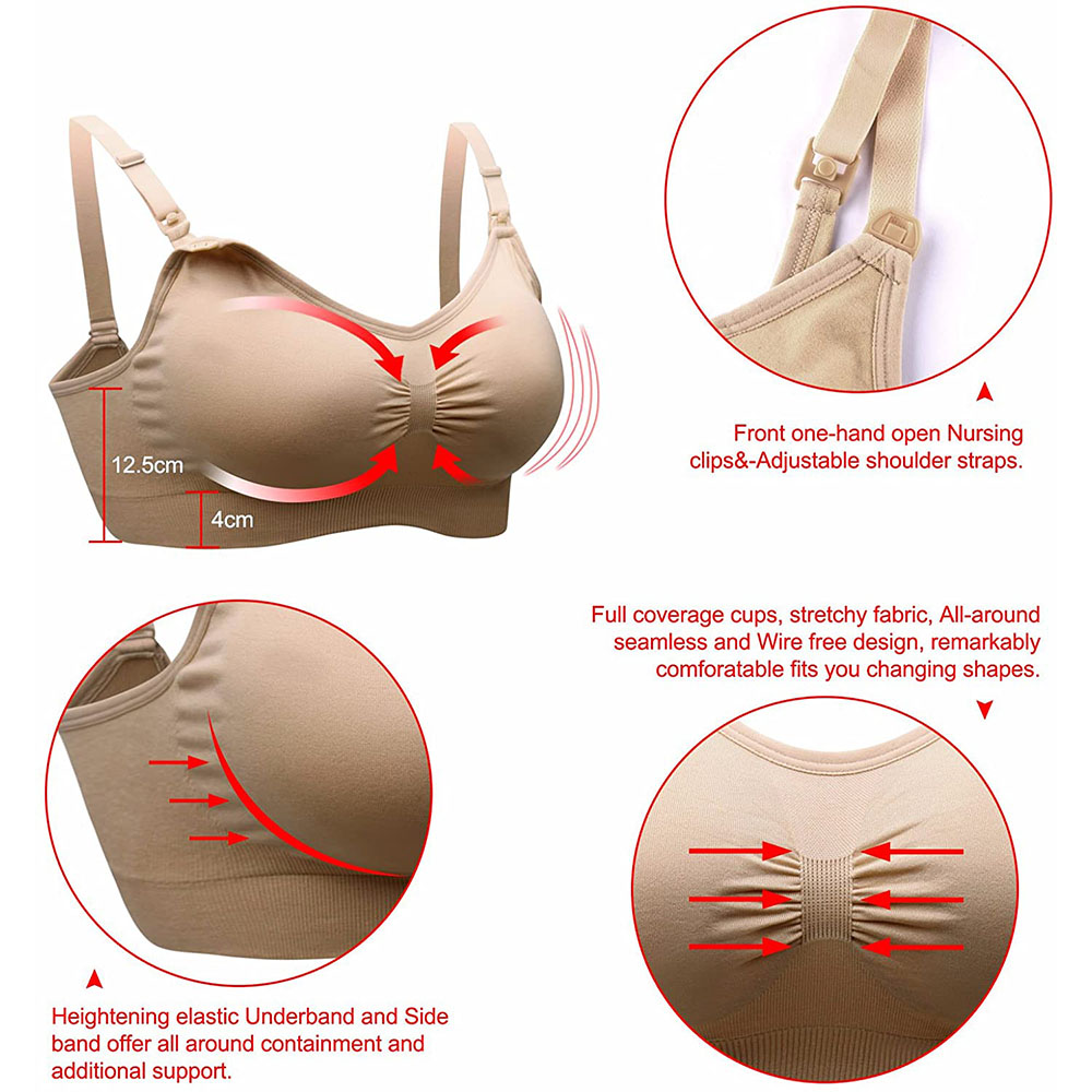 Bra ibu menyusui ibu hamil, Br - Nursing Bra Sleep ulasan dan harga