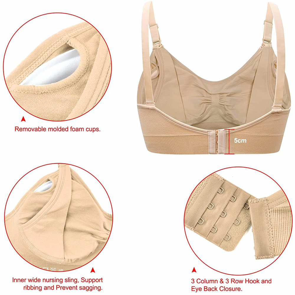 Bra ibu menyusui ibu hamil, Br - Nursing Bra Sleep ulasan dan harga
