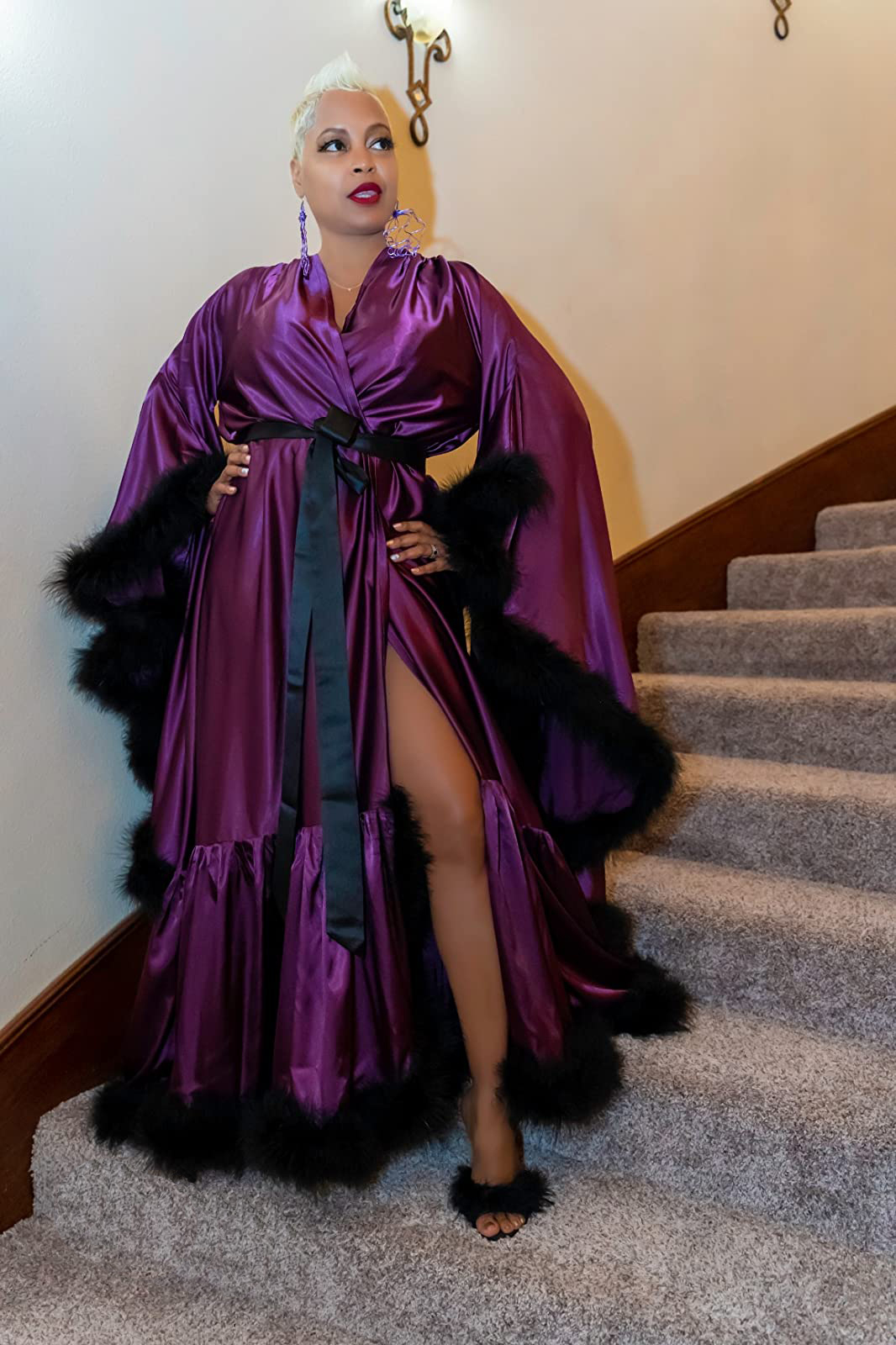 Jubah mandi kustom untuk wanit - Robe Silk Women ulasan dan harga