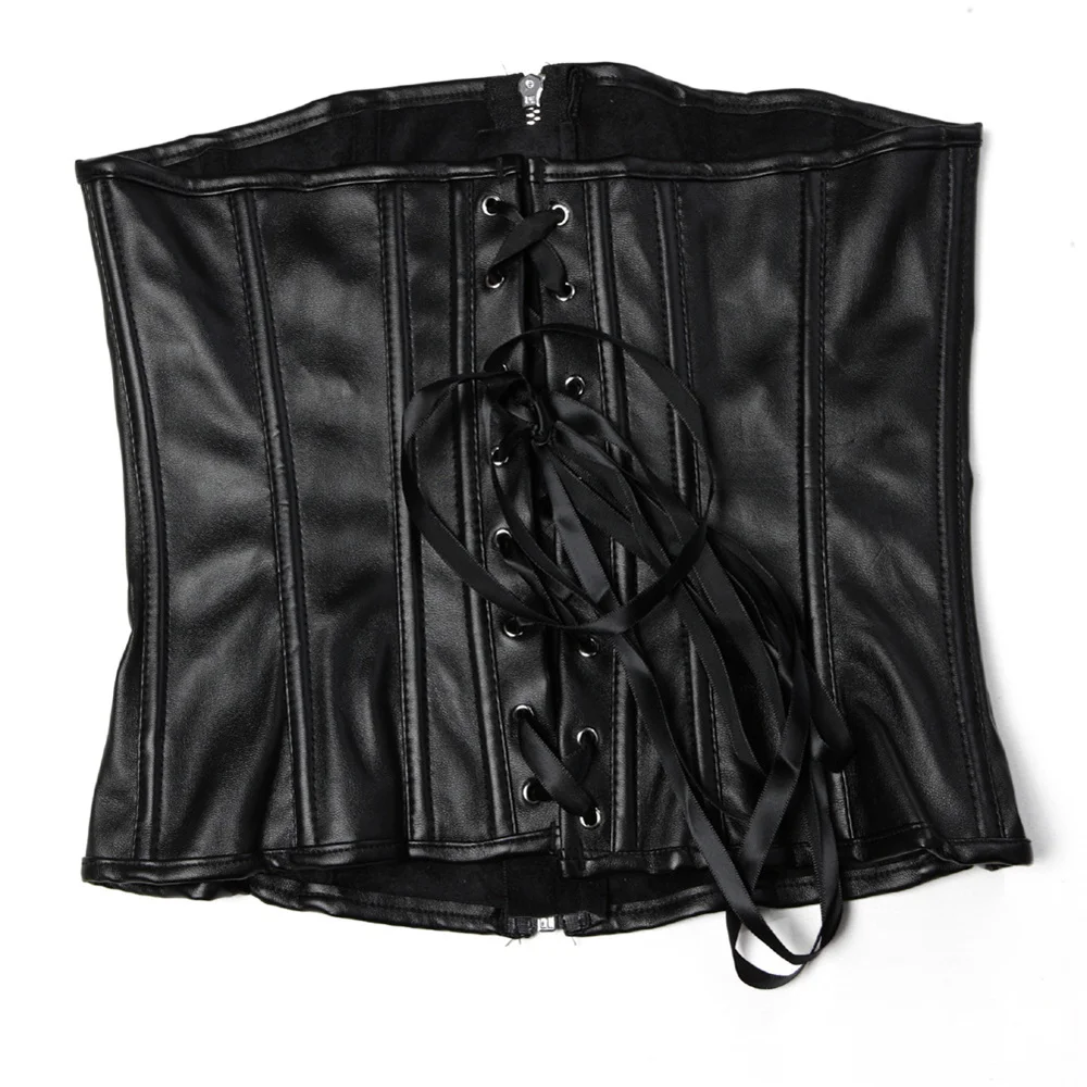 Korset bawah dada kulit imitas - Corset Waist Cinch ulasan dan harga