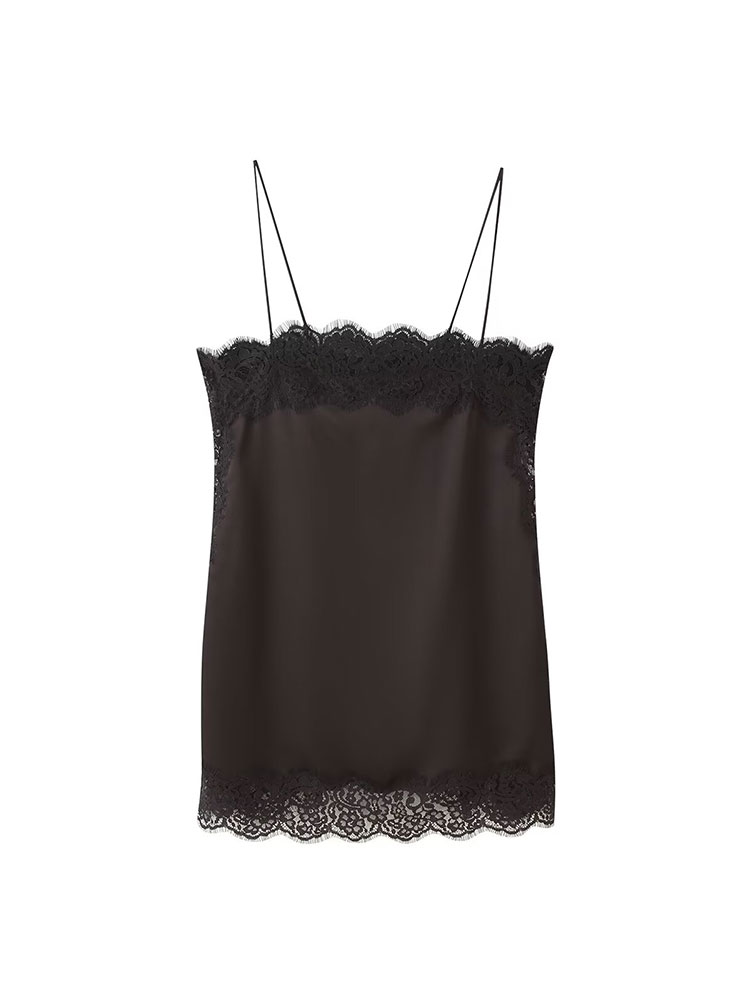 TFAFXY Setelan Kasual Vintage  - Cami Top Lace ulasan dan harga