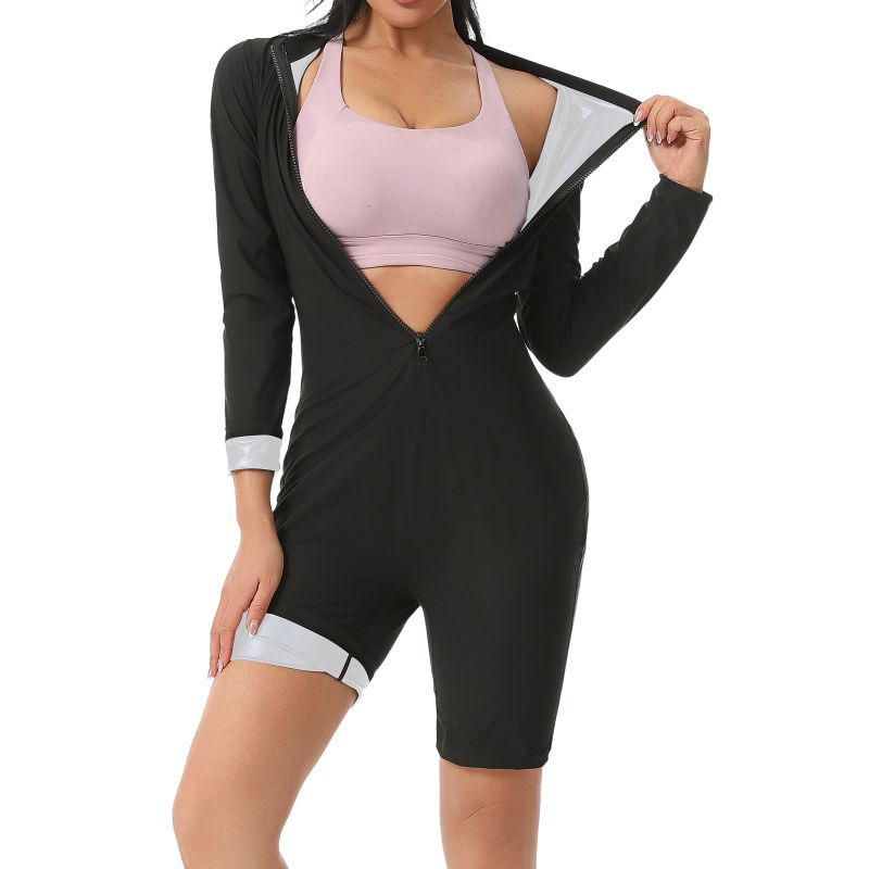 Baju Sauna Pembakar Lemak Term - Shapewear Bodysuit Firm ulasan dan harga