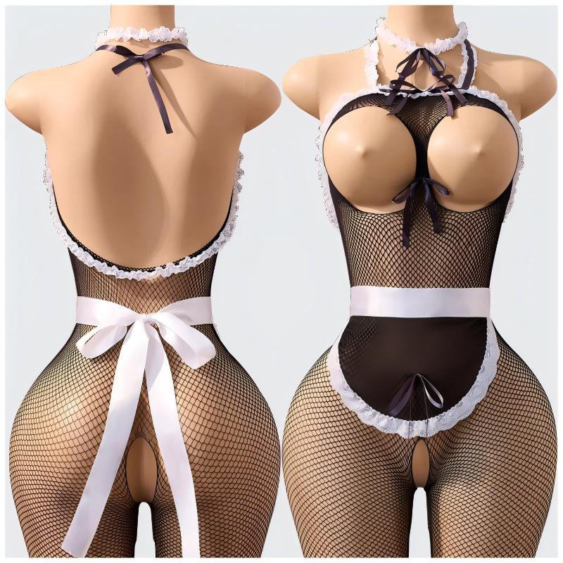 Set Lingerie Seksi Jaring Ikan - Bodystocking Fishnet ulasan dan harga