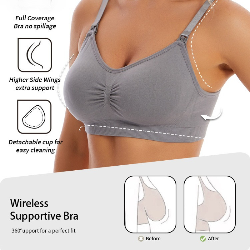 Pakaian Menyusui Tanpa Kawat,  - Nursing Bra Sleep ulasan dan harga