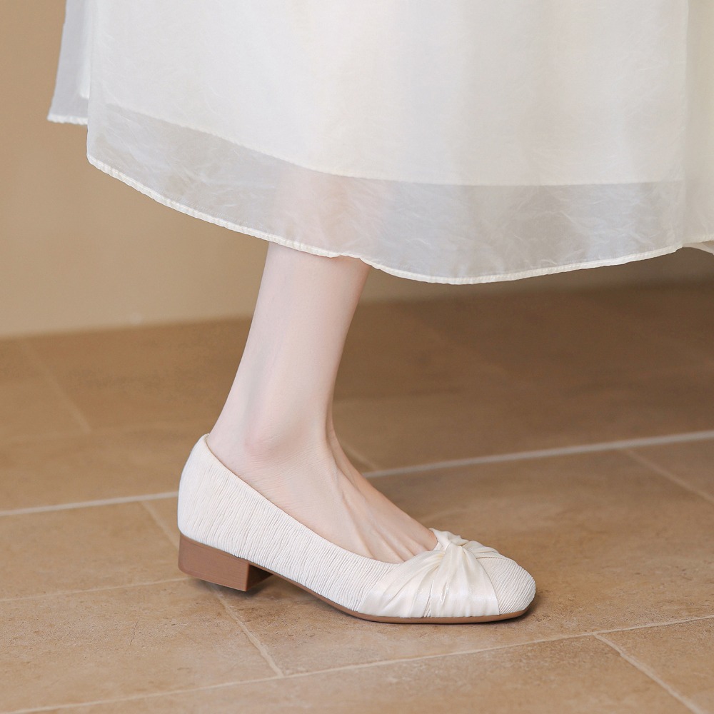 Sepatu Wanita Elegan, Sepatu H - Slip Dress Satin ulasan dan harga