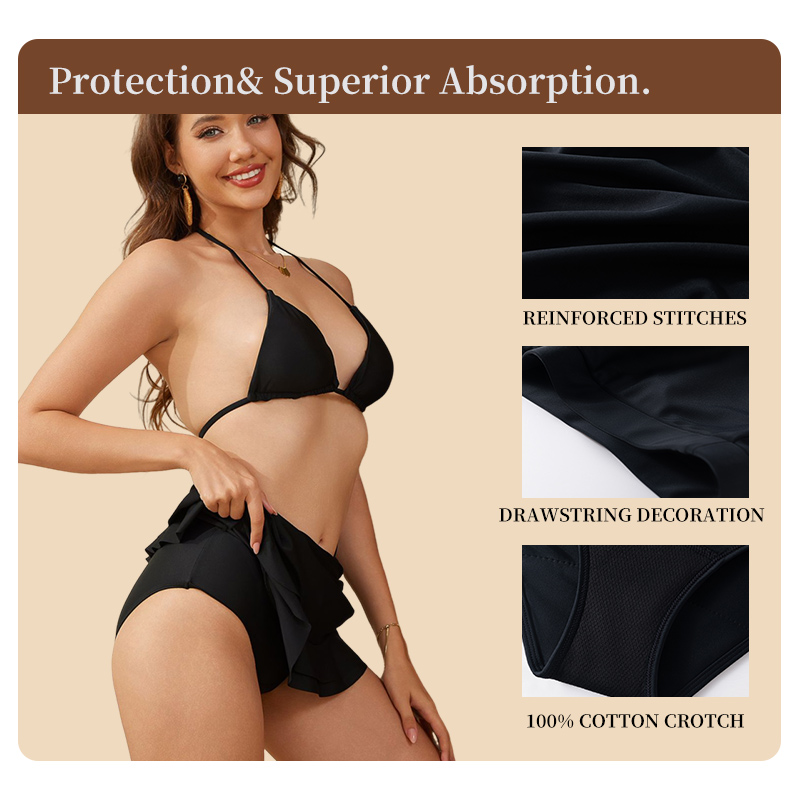 Celana renang menstruasi remaj - Period Panty Absorbent ulasan dan harga