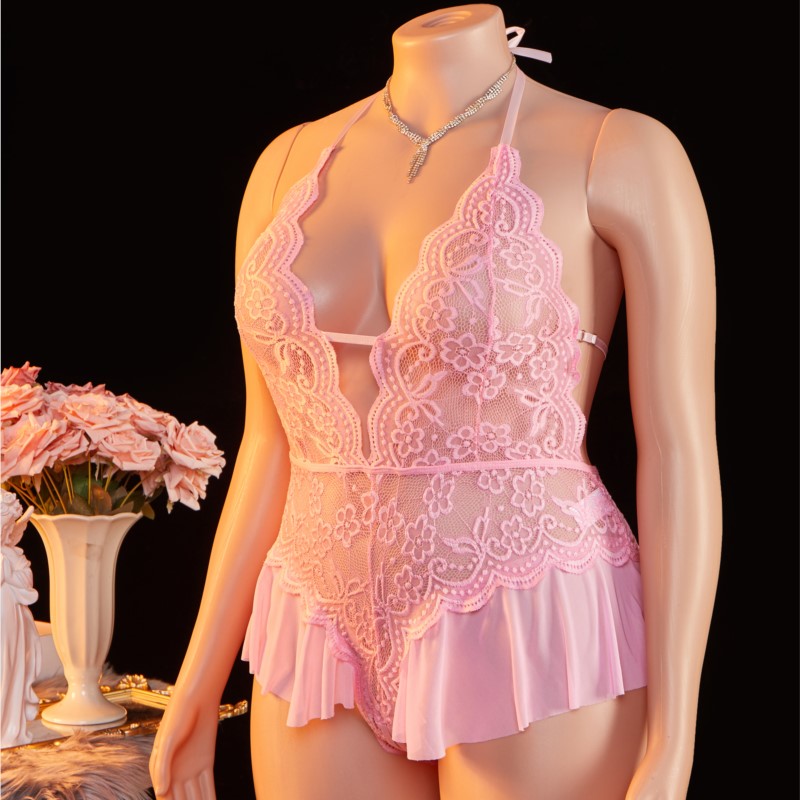 Lingerie Seksi Teddy Plus Size - Lace Teddy Lingerie ulasan dan harga