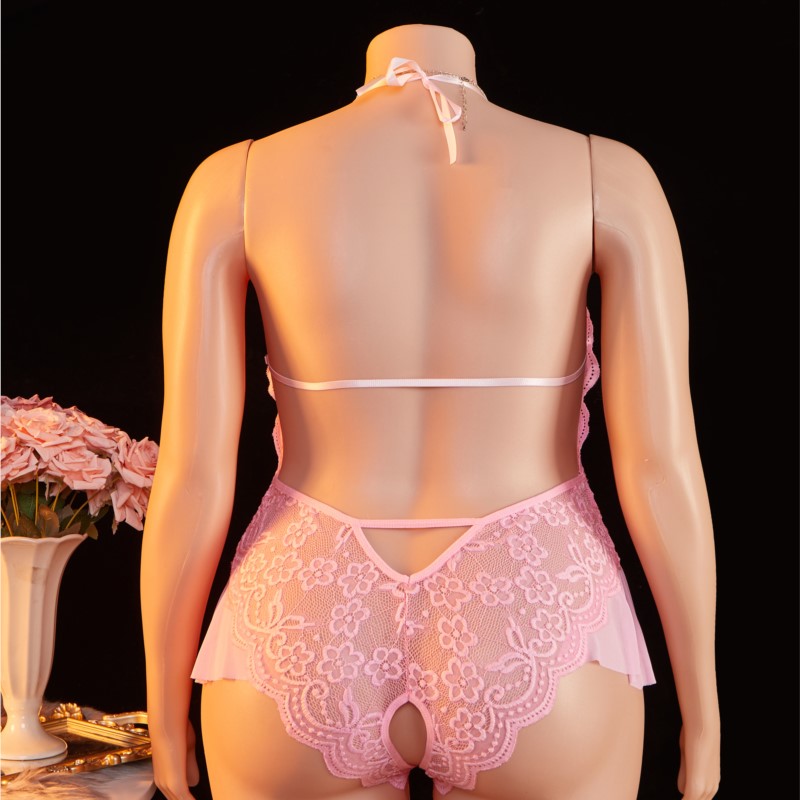 Lingerie Seksi Teddy Plus Size - Lace Teddy Lingerie ulasan dan harga