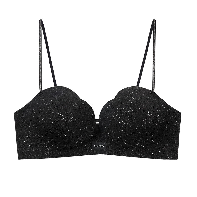 Bralette Baru dengan Glitter,  - Bralette Wireless Soft ulasan dan harga