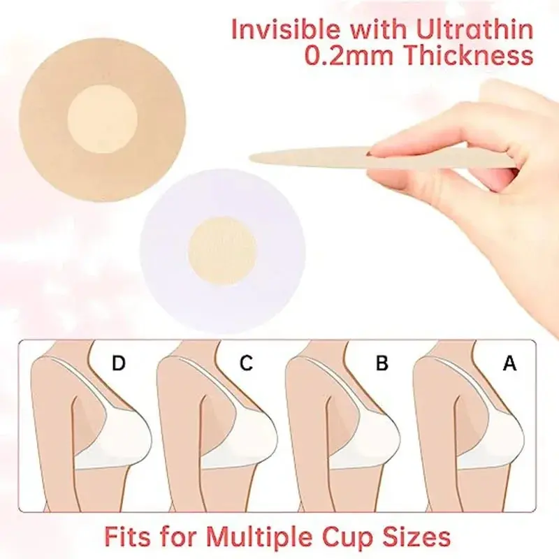 100 Buah Stiker Puting Sekali  - Nipple Cover Pasties ulasan dan harga
