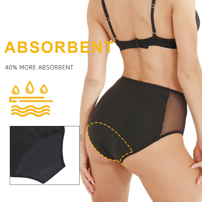 Celana Dalam Wanita High-waist - Period Panty Absorbent ulasan dan harga