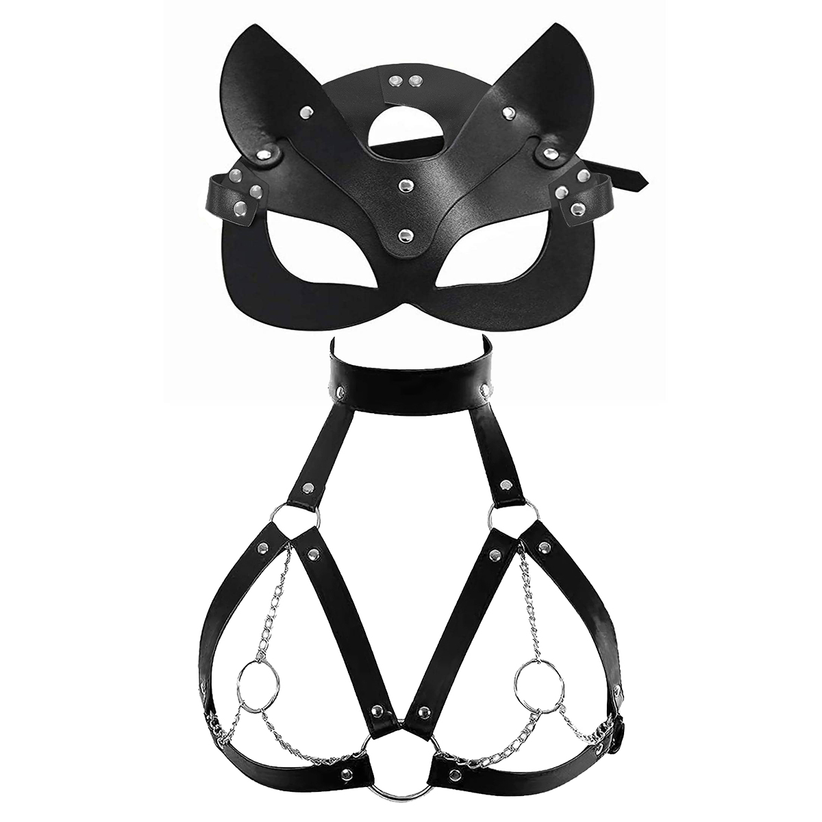 Masker Seksi Wanita Penutup Ma - Garter Belt Set ulasan dan harga