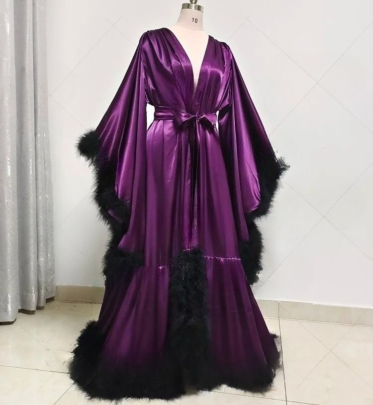 Gaun Mandi Wanita Custom denga - Robe Silk Women ulasan dan harga