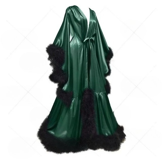 Gaun Mandi Wanita Custom denga - Robe Silk Women ulasan dan harga