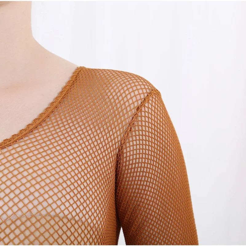 Jumpsuit Tari Latin Full Body  - Bodystocking Fishnet ulasan dan harga