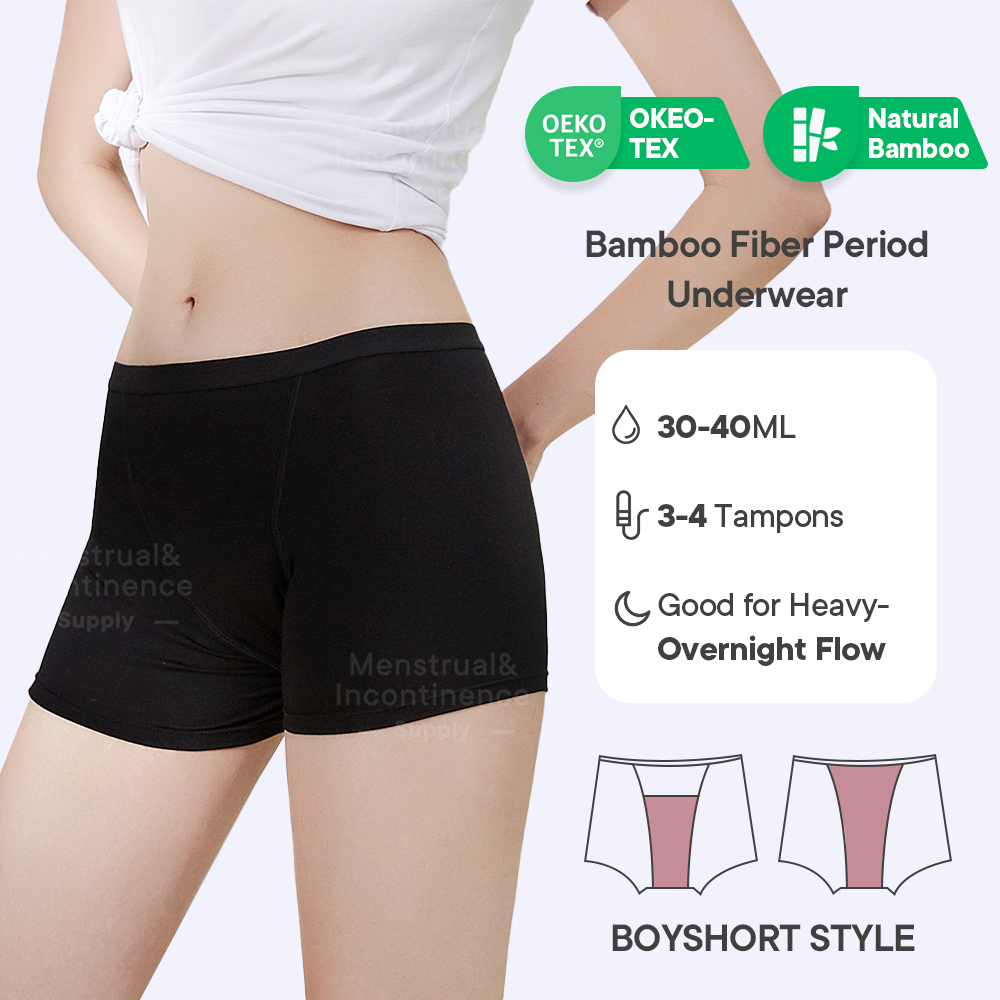 Celana Dalam Menstruasi Serat  - Boyshort Underwear ulasan dan harga