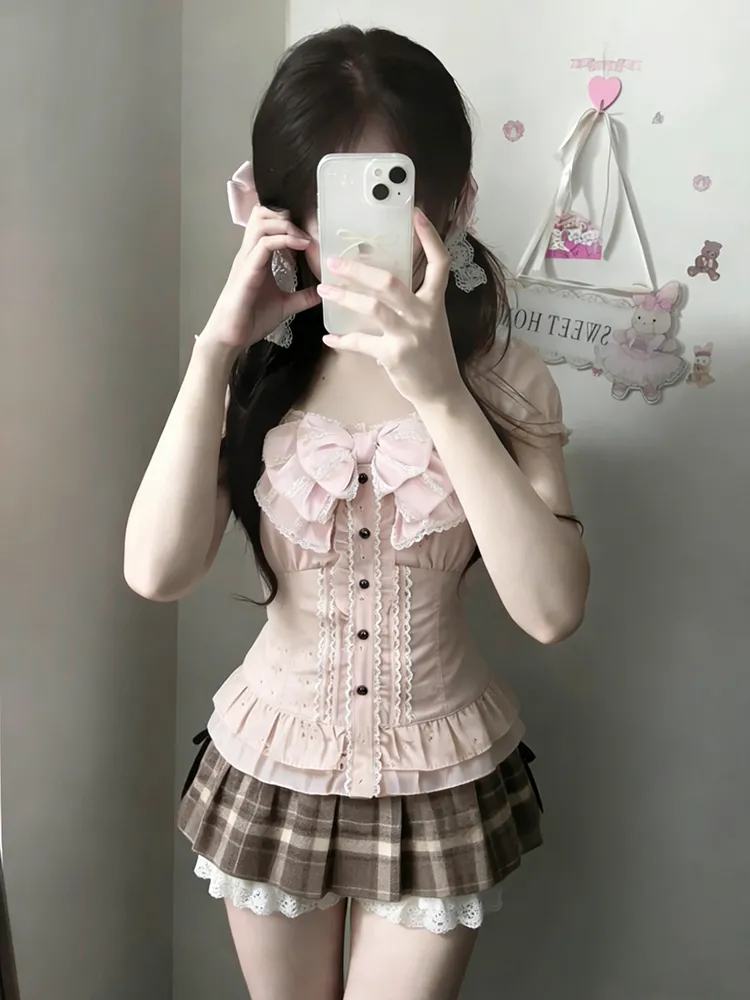 Set Tiga Potong Manis Ala Jepa - Cami Top Lace ulasan dan harga